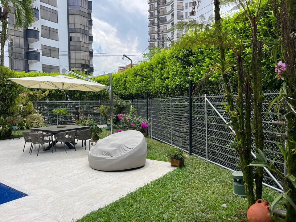 Malla eslabonada residencial